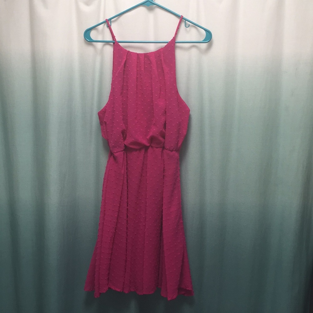 Pink Mini Dress Sz L Worn Once